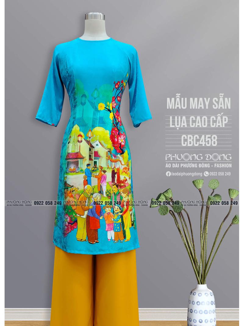 Áo Dài Cách Tân Lụa Cao Cấp CBC458